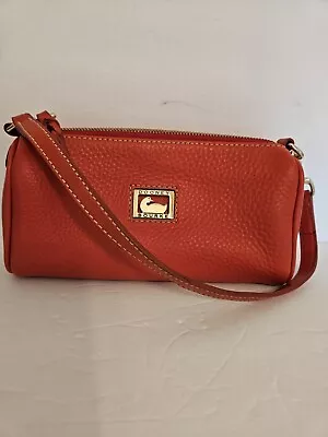Dooney Bourke Mini Barrel Red Handbag EUC • $49