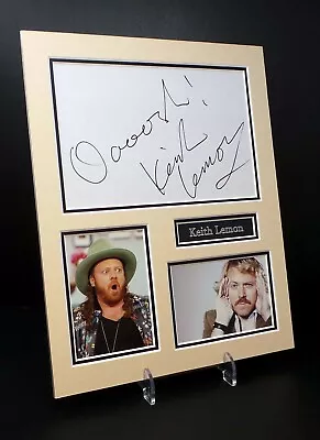 Keith LEMON Signed Mounted Photo Display AFTAL COA Celebrity Juice OOOOOSH • £29.99