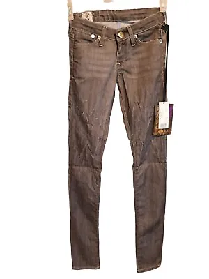 4 Stroke Women's Jeans Roseland Super Skinny Evil Wash Size 24 NWT  • $18.40