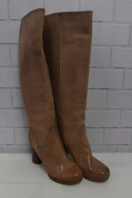 £42.86 • Buy Chloe Knee High Boots Light Tan Size 3 / 36
