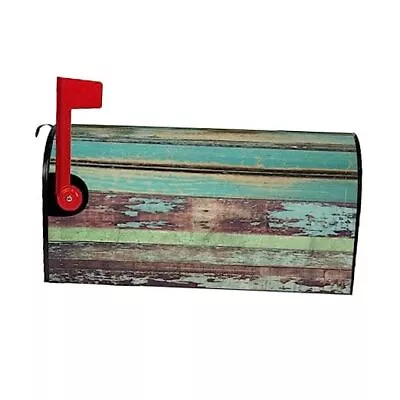 Magnetic Mailbox Cover Vintage Wood Texture 21 X 18 Inchs 21x18 In Old Wooden • $18.97