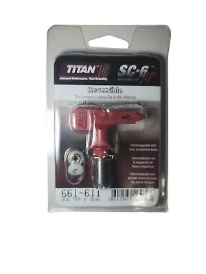 Titan 661-611 Spray Tip Reversible Spray Tip Size 611 Genuine Ships Free!  • $18.50