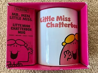 New Boxed Paladone Mr Men & Little Miss Ceramic Mug - Little Miss Chatterbox • £3.99