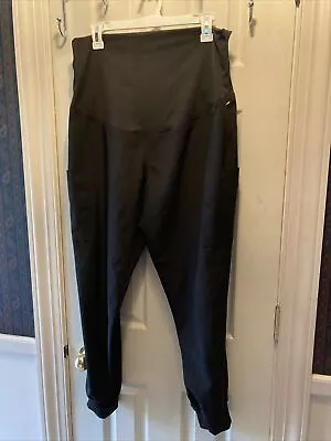 Med Couture Scrubs Maternity Scrub Jogger Pant 8729 Black SZ  Medium • $14.99