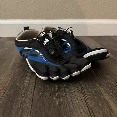 Adidas Adipure Men’s Size 10 Black Lace Five Finger Toe Minimalist Barefoot Shoe • $56.80