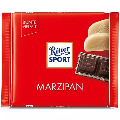 Ritter Sport Marzipan Chocolate 100g Bar • $9.02