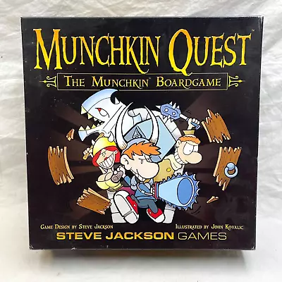 Munchkin Quest Board Game 1+2  Looking For Trouble Exp 1st Ed 3rd Print FAIR/VG • $51.71