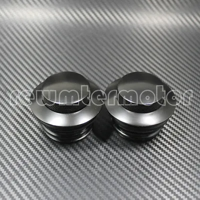 2pcs Motorcycle Vented Screw-in Fuel Tank Gas Cap Fit For Harley Dyna 1982-up • $24.69