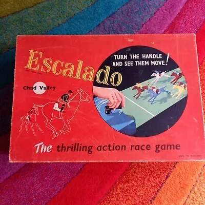 £50 • Buy Chad Valley Escalado Horse Racing Game Vintage 1950s