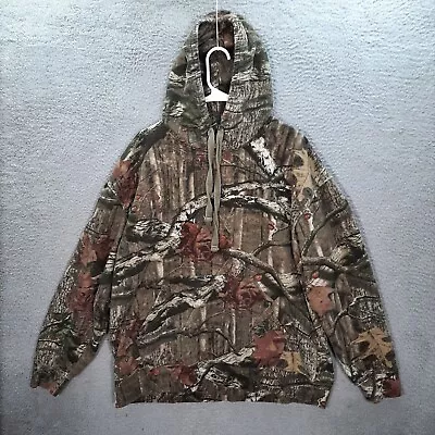 Mossy Oak Sweater Adult 2XL XXL Camouflage Hoodie Break Up Camo Sweatshirt • $18.89