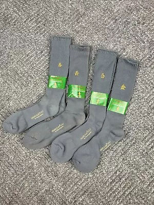 Vintage Lot Of 4 70's Munsingwear Grand Slam Socks 10 - 13 Nylon Gray • $45