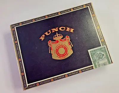 Vintage Punch Wood Cigar Box 1971 Honduras • $8.50
