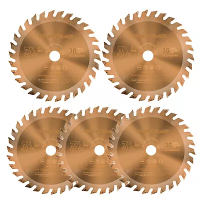 5pcs Circular Saw Blades 3-3/8-inch Carbide Tipped TCT Wood Cutting TiCN Coated • $16.12