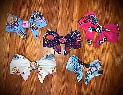 Handmade Girls Hair Bow Trolls Monster High Nintendo Doc McStuffins Or MLP • $8