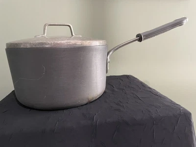 £33.97 • Buy Magnalite Aero-Thermal 3 QT Quart Wagner USA Saucepan Pot W/Lid & Handle Cover
