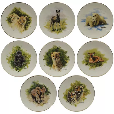 David Shepherd Collection Plates - Set Of 8 • £75