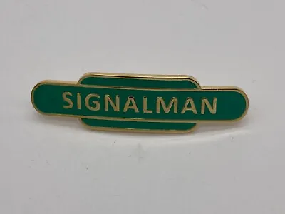 British Railways Cap Hat Badge Totem Signalman Green Southern Region • £13.95