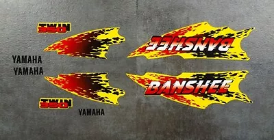 97' 1997 Yamaha Banshee Decals YELLOW Plastics Stickers Quad Graphics YFZ350 ATV • $49.99