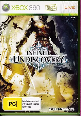 Infinite Undiscovery : Xbox 360 (4BK Microsoft Live 2 Disc PAL) Incl Manual • $23.75