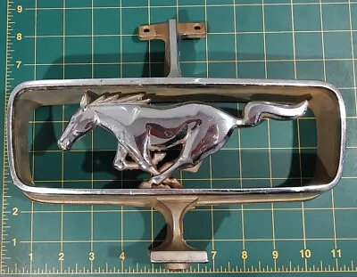 Vintage 1965 Ford Mustang Grille Ornament Stallion Horse OEM Chrome Emblem  • $45