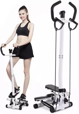 Mini Stair Stepper Twist Stepper Exerciser Climber Machine With Resistance Bands • $54.90