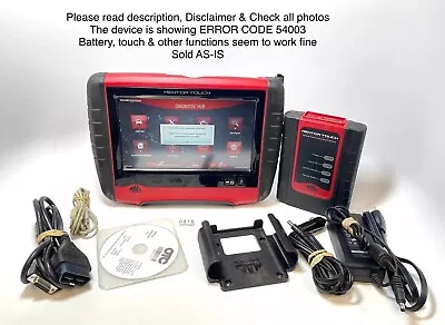 (AS-IS) Mac Tools Mentor Touch Scout Scanner Model 566409 (System Error 54003). • $300