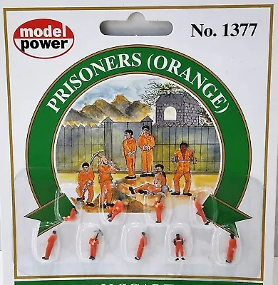 N Scale Model Power Figures 'Prisoners Orange' Item #1377 • $6.37
