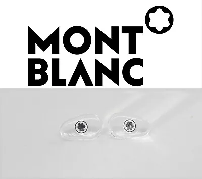 Replacement Screw-in Nose Pads For MontBlanc Eyeglasses Sunglasses Silver Small • $17.99