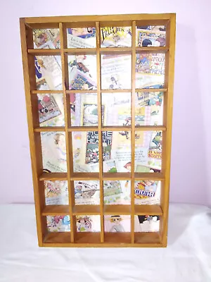 Printer's Wooden Tray Wall Mounted Display Mary Engelbreit • £2.99