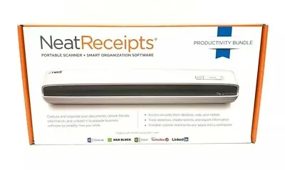 Neat Receipts Mobile Scanner - Open Box - Digital Filing System NM-1000 Complete • $35