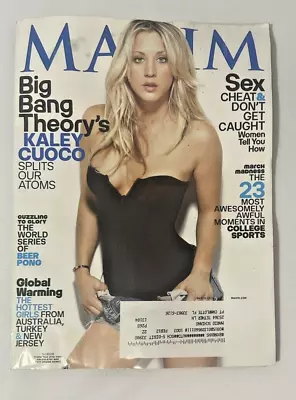March 2010 Maxim #147 Kaley Cuoco Cover Hottest Girls From Australia • $3.95