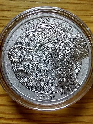 2023 Germania Mint GOLDEN EAGLE 5 Euro 1oz 9999 Silver BU Capsule #2 ZOOM IN • £31.50