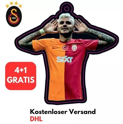 Galatasaray SiXT Mauro Icardi Fragrance Tree Fragrance Freshener Car 4+1 • £4.22