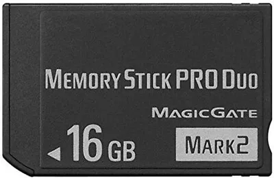 Mark2 Memory Stick MS Pro Duo Memory Card For Sony 16GB PSP And Cybershot Camera • $15.95