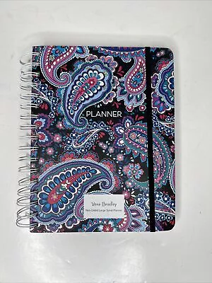 Vera Bradley Planner Non Dated Large Spiral Planner Haymarket Paisley • $22