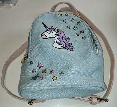 $19.95 • Buy Colette Kids Mini Unicorn Chambray Denim Backpack