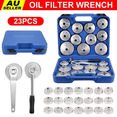 $48.25 • Buy 23Pcs Cup Type Aluminum Alloy Oil Filter Wrench Set  Socket Remover Removal Tool