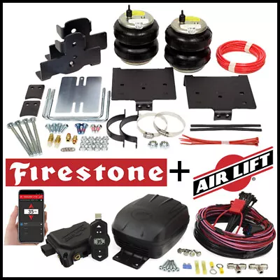 Firestone Rear Helper Springs / Air Lift Compressor Kit For 2004-2008 Ford F-150 • $949.95