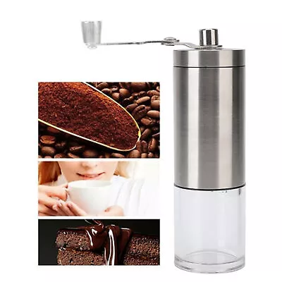 Manual Coffee Grinder Stainless Steel Adjustable Grind Size Detachable Manual • $34.93