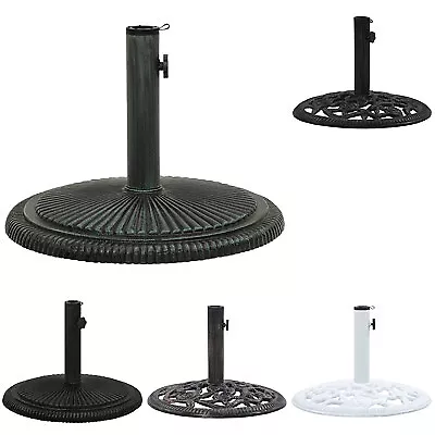 Umbrella Base Cast Iron Parasol Multi Colours/Sizes VidaXL • $103.99