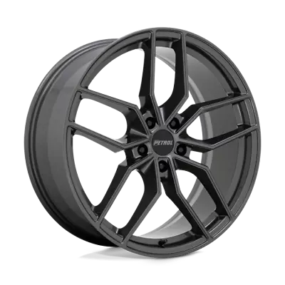 [ 4 ] Petrol Wheels P5C - Gloss Gunmetal 5x105 / 17x8  / 40mm • $775