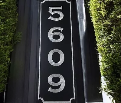 Engraved Personalized Custom House Home Number Street Address Metal 5x16 Sign • $27.95