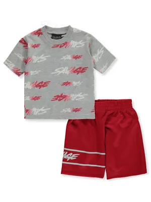 Quad Seven Baby Boys' 2-Piece Savage Shorts Set Outfit • $12.99