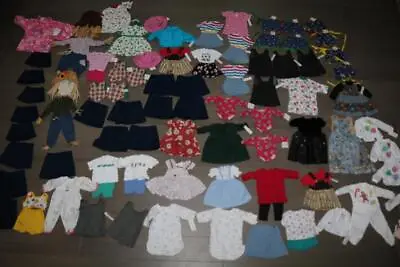 Lot 94 Piece Large Doll Clothing Lot American Girl My Twinn Dresses Skirts New • $329.99