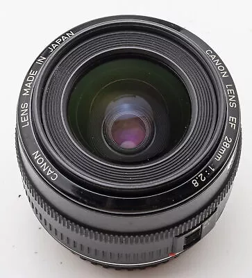 Lens Wide Angle Canon Lens Ef 28mm 28 MM 1:2.8 EOS Lens • £172.11