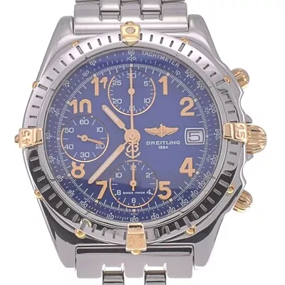 Withpaper BREITLING Chronomat Bikoro B13050.1 Blue Dial Automatic Men's P#129089 • $1959.30