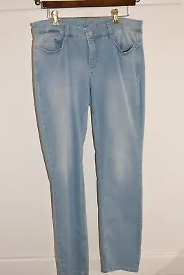 MAC Jeans Dream Model Cotton Blend Denim Light Blue Womens Jeans Size 12 • £209.83