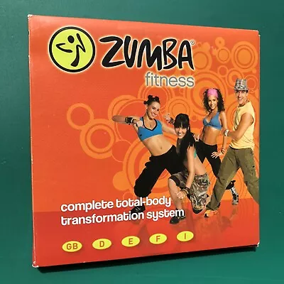 ZUMBA FITNESS Total Body Transformation System 3-Disc DVD Digipak Set Cardio PAL • £24