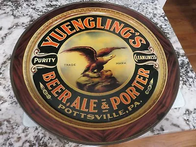 Yuengling’s Beer Ale & Porter 16 3/4  Tray Pottsville PA  160th Anniversary 1989 • $159.99