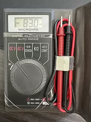 Vintage Micronta Lcd Digital Pocket Multimeter Auto-range 22-171 A • $25